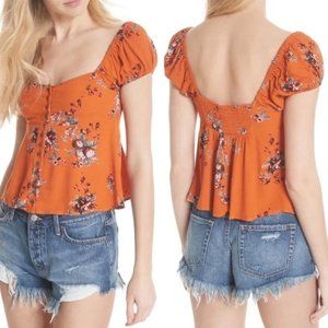 Free People corset type top sz L